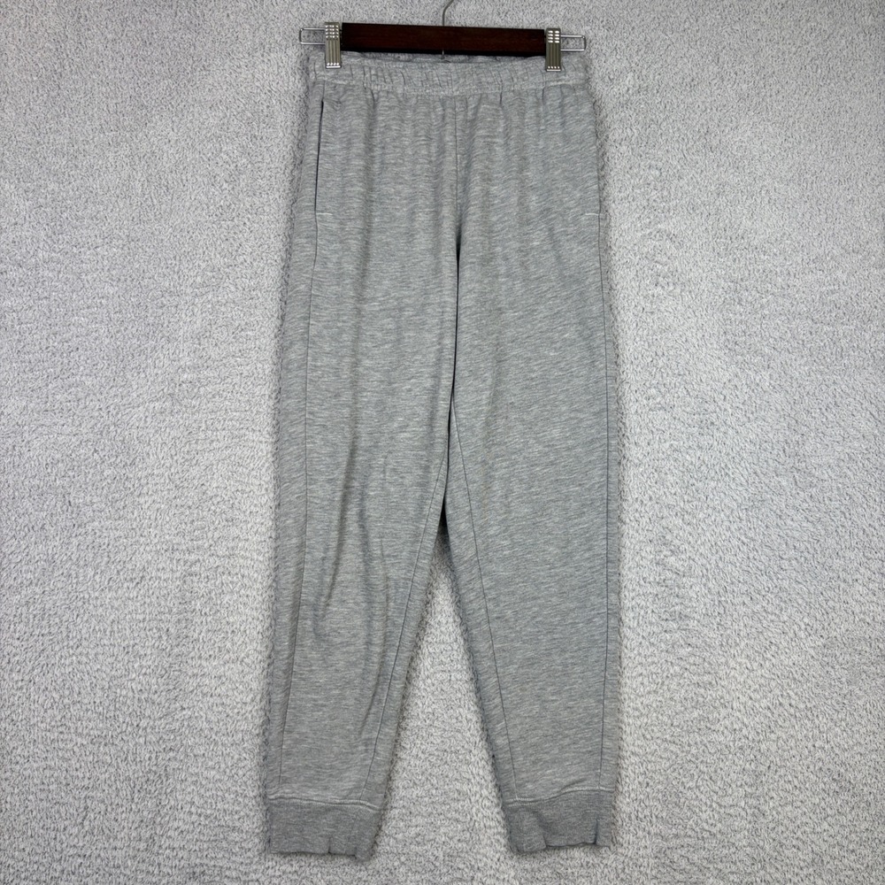 North Face Sweatpants Teens Large 12 Gray Joggers Fleece Lined Athleisure Youth